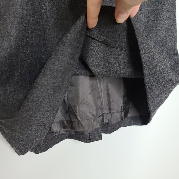 Salvatore Ferragamo Vintage Dead Stock with Tags‎ Wool Pencil Skirt Gray Size 10 - Picture 4 of 12